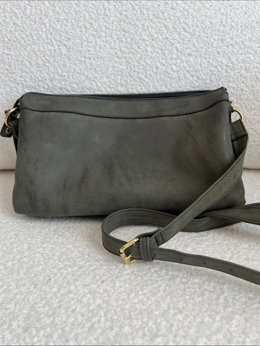 Franco Sarto olive suede